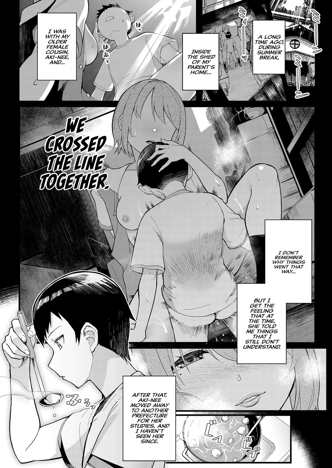 Hentai Manga Comic-Infatuation x Obsession Part 1 ~I Can't Forget My Cousin's Beautiful Body~-Read-1